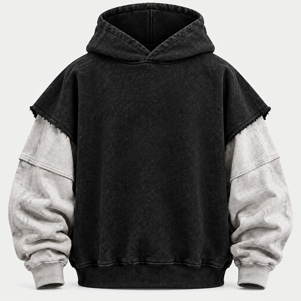 Raw Energy 80 hoodie front view clean